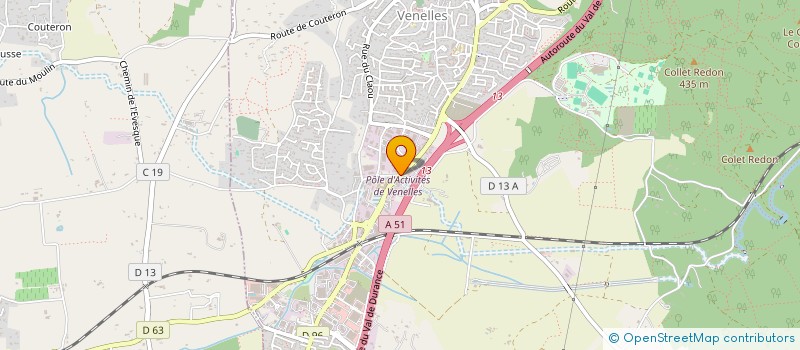 localisation de l'entreprise GCA  VENELLES