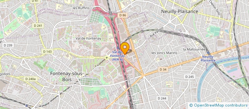 localisation de l'entreprise GCA à LE PERREUX-SUR-MARNE