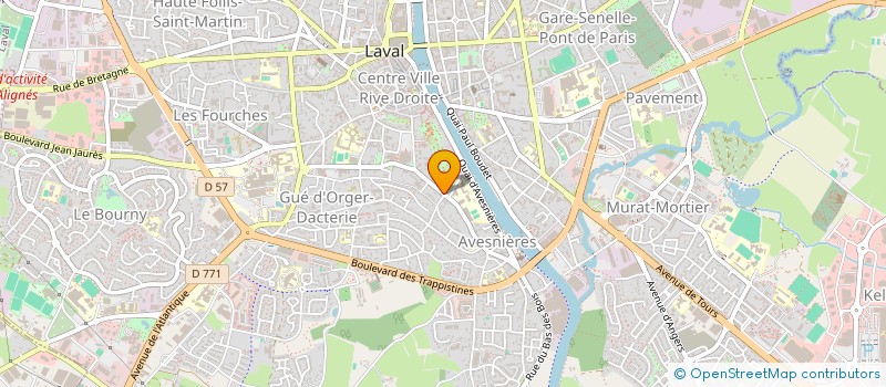 localisation de l'entreprise GCA à LAVAL