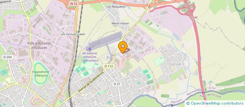 localisation de l'entreprise GCA ALENCON à CERISE