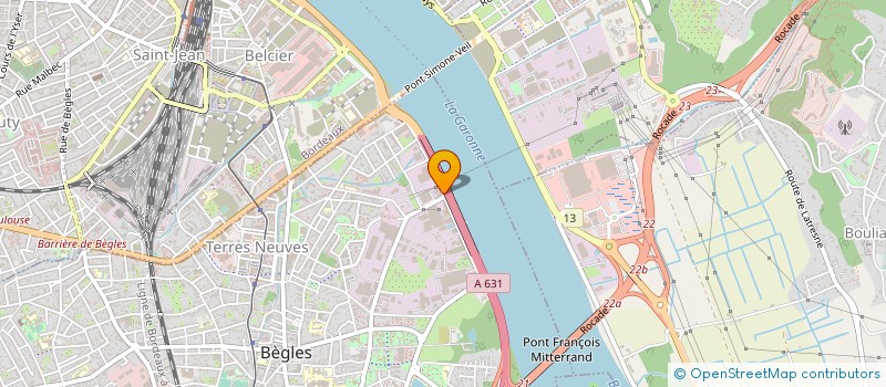localisation de l'entreprise GCA BORDEAUX à BEGLES
