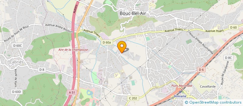 localisation de l'entreprise GCA CONSULTING à BOUC-BEL-AIR