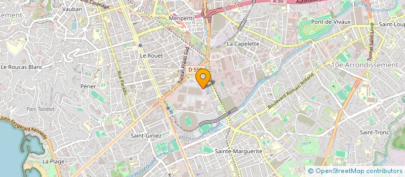 localisation de l'entreprise GCA EVENTS  MARSEILLE