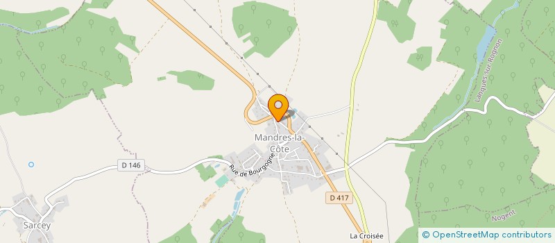 localisation de l'entreprise GCA FORMATION à MANDRES-LA-COTE