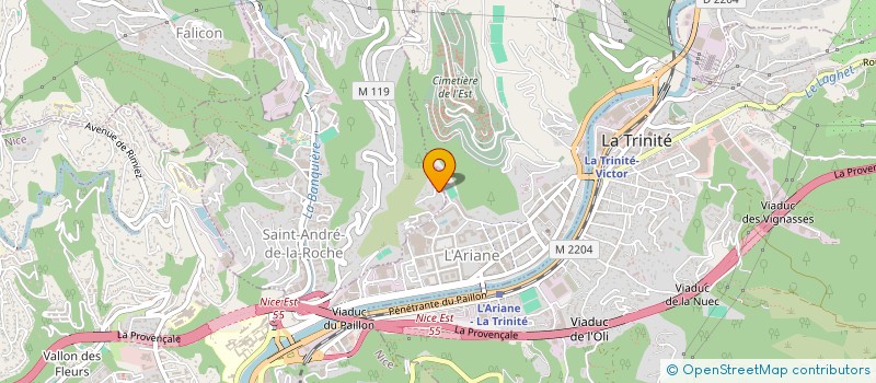 localisation de l'entreprise GCA.IMMO  SAINT-ANDRE-DE-LA-ROCHE