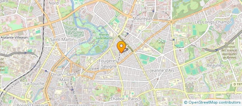 localisation de l'entreprise GCA LGF  RENNES