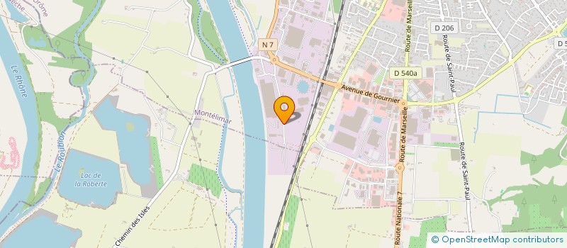 localisation de l'entreprise GCA MONTELIMAR - GOURNIER  MONTELIMAR