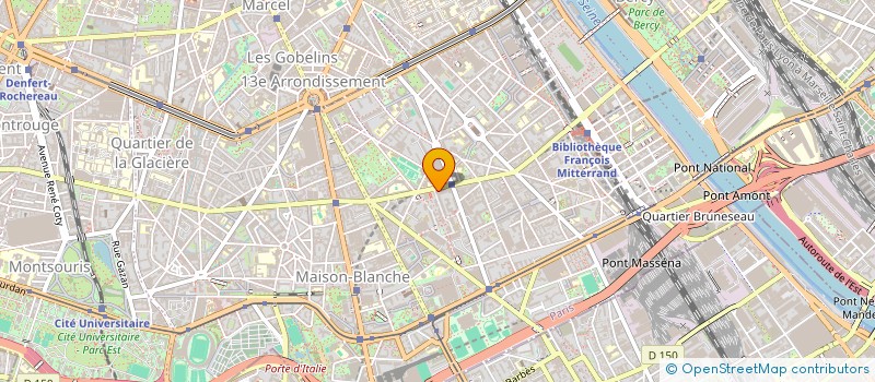 localisation de l'entreprise GCA SUPPLY LOGISTICS à PARIS