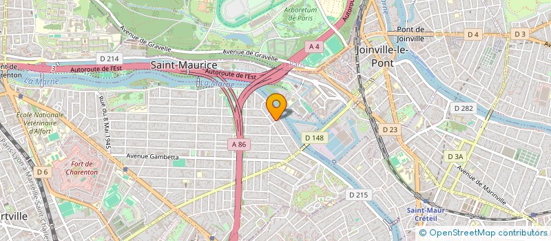 localisation de l'entreprise GCAD EXPERTISE à MAISONS-ALFORT