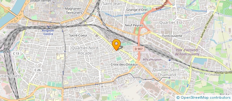 localisation de l'entreprise GCB  AVIGNON