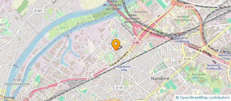 localisation de l'entreprise GCB  NANTERRE