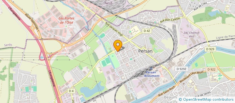 localisation de l'entreprise GCB FRANCE  PERSAN