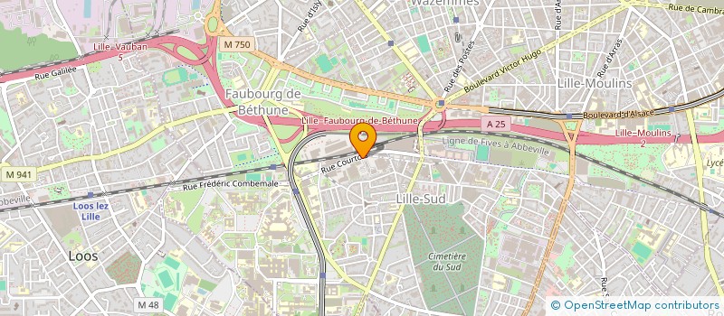 localisation de l'entreprise GCBAT à LILLE