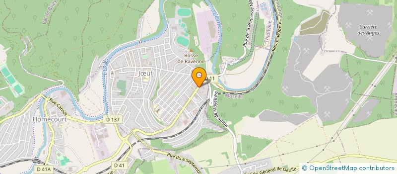 localisation de l'entreprise GCBC  JUF