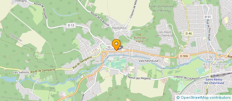 localisation de l'entreprise GCBCM EURL à CHEVREUSE