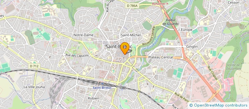 localisation de l'entreprise GCBLM 22 à SAINT-BRIEUC