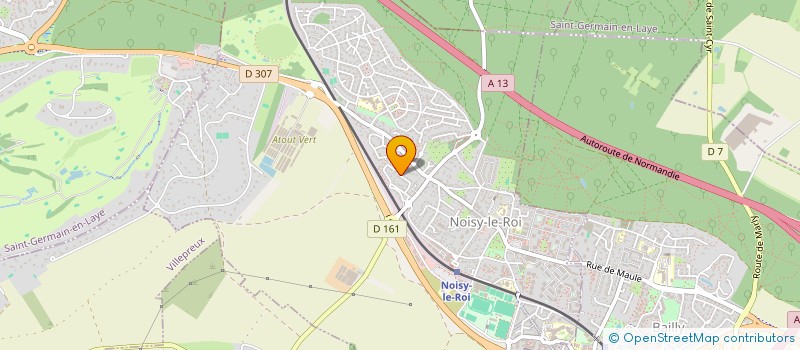 localisation de l'entreprise GCBO-MONNIER à NOISY-LE-ROI