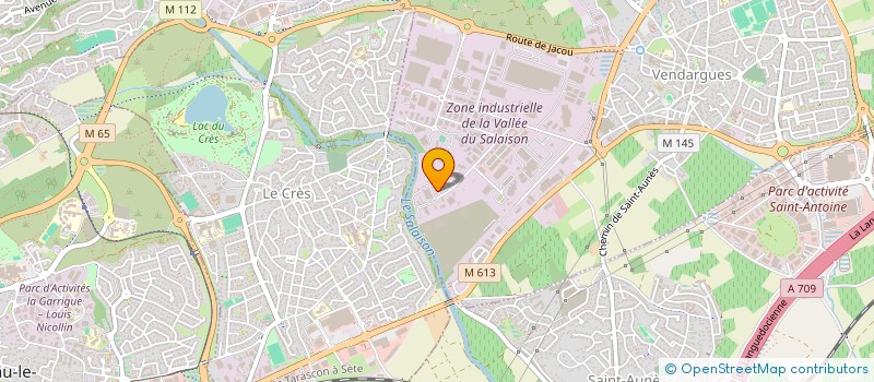 localisation de l'entreprise GCBR à VENDARGUES