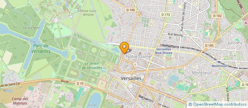 localisation de l'entreprise GCC CONSULTANTS à VERSAILLES