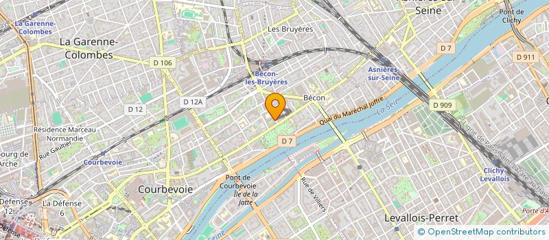 localisation de l'entreprise GCC HOLDING 2  COURBEVOIE