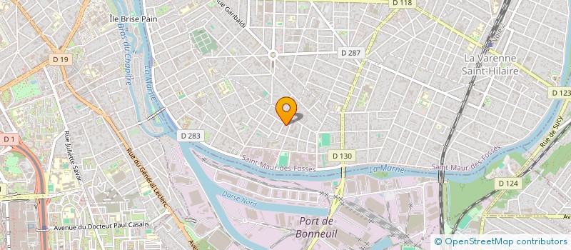 localisation de l'entreprise GCCE à SAINT-MAUR-DES-FOSSES