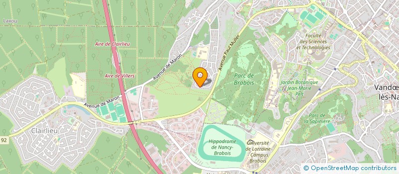 localisation de l'entreprise GCDA à VILLERS-LES-NANCY