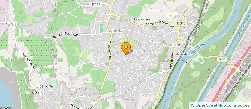 localisation de l'entreprise GCDRI  CHARLY