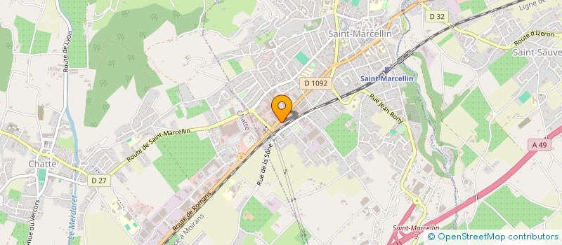 localisation de l'entreprise GCE  SAINT-MARCELLIN