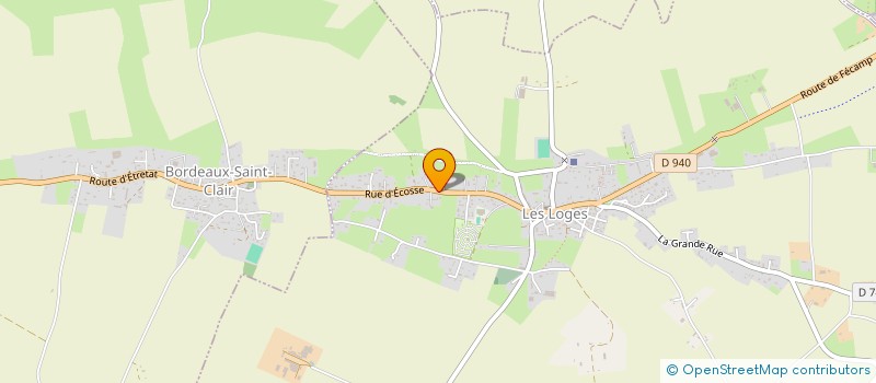 localisation de l'entreprise GCE LES LOGES  LES LOGES