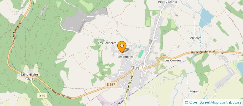 localisation de l'entreprise GCECO  TREPT