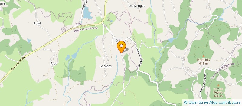 localisation de l'entreprise GCET IMMO  SAINTE-FEREOLE