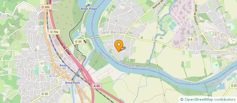 localisation de l'entreprise GCF  SAINT-BERNARD