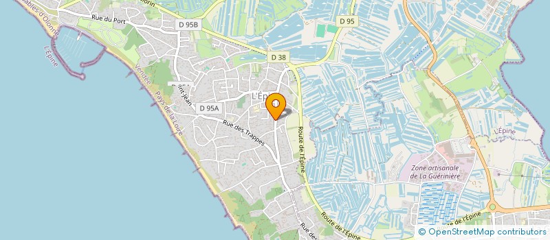 localisation de l'entreprise GCFI  L'EPINE