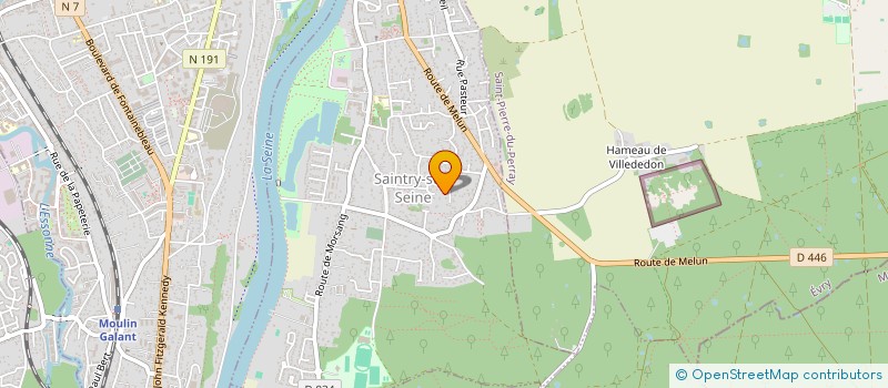 localisation de l'entreprise GCFIBRE à SAINTRY-SUR-SEINE