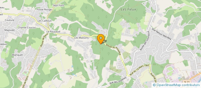 localisation de l'entreprise GCFL à TRELISSAC