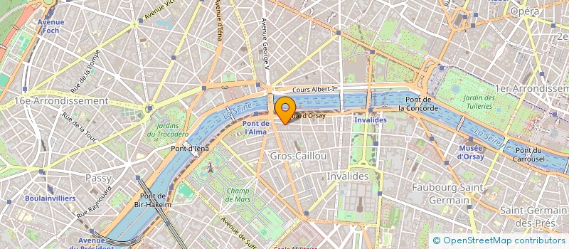 localisation de l'entreprise GCFP - GROUPEMENT DES CLUBS DE FOOTBALL PROFESSIONNEL  PARIS