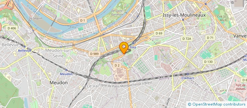 localisation de l'entreprise GCG CONSULTING à ISSY-LES-MOULINEAUX