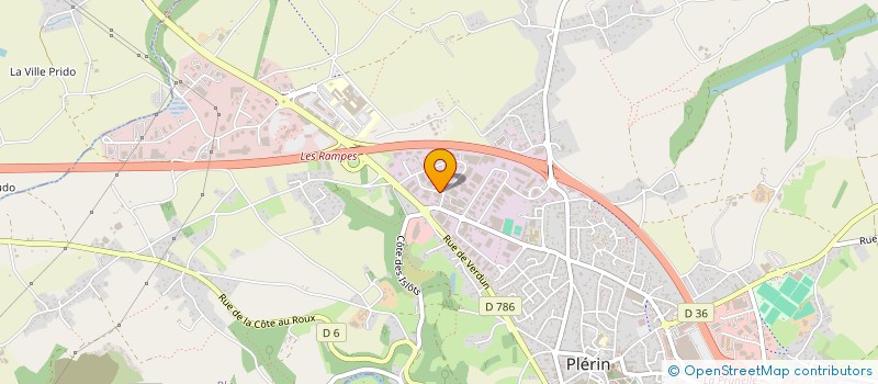 localisation de l'entreprise GCGP HOLDING  PLERIN