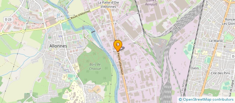 localisation de l'entreprise GCH LE MANS  LE MANS