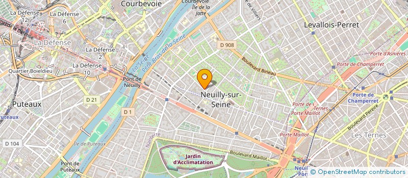 localisation de l'entreprise GCHARONNAT à NEUILLY-SUR-SEINE