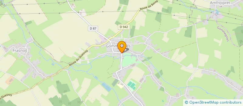 localisation de l'entreprise GCI à WARGNIES-LE-GRAND