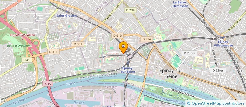 localisation de l'entreprise GCI à EPINAY-SUR-SEINE