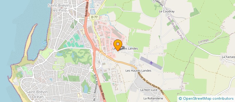 localisation de l'entreprise GCI à SAINT-BREVIN-LES-PINS