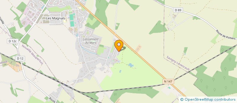 localisation de l'entreprise GCI BEAUVOIR  MIGNALOUX-BEAUVOIR