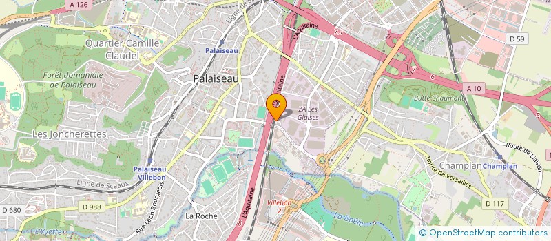 localisation de l'entreprise GCI TECHNOLOGIES à PALAISEAU