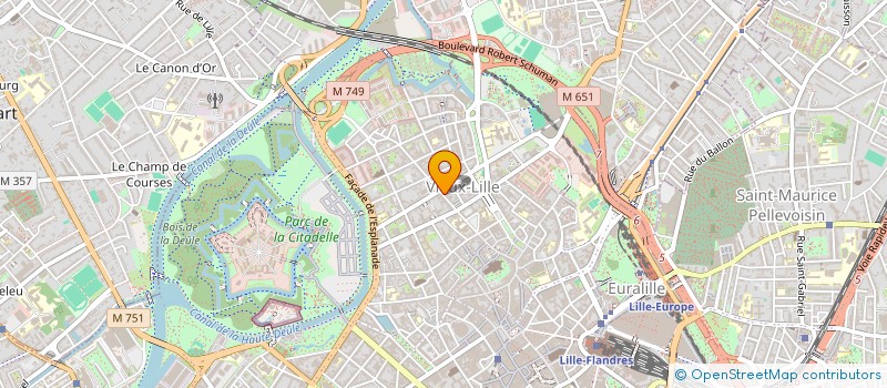 localisation de l'entreprise GCINVEST à LILLE