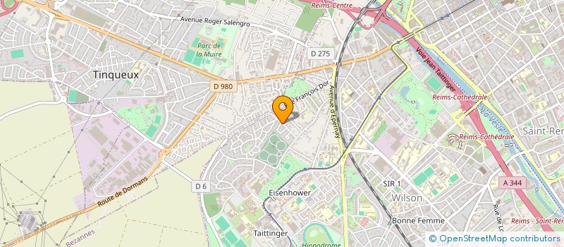 localisation de l'entreprise GCK REIMS 51  SAINT-BRICE-COURCELLES