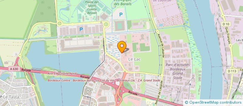localisation de l'entreprise GCL à BORDEAUX