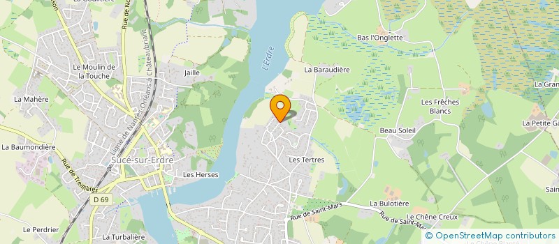 localisation de l'entreprise GCL  SUCE-SUR-ERDRE