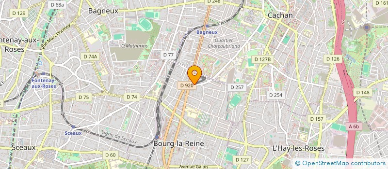 localisation de l'entreprise GCL BOURG LA REINE à BOURG-LA-REINE